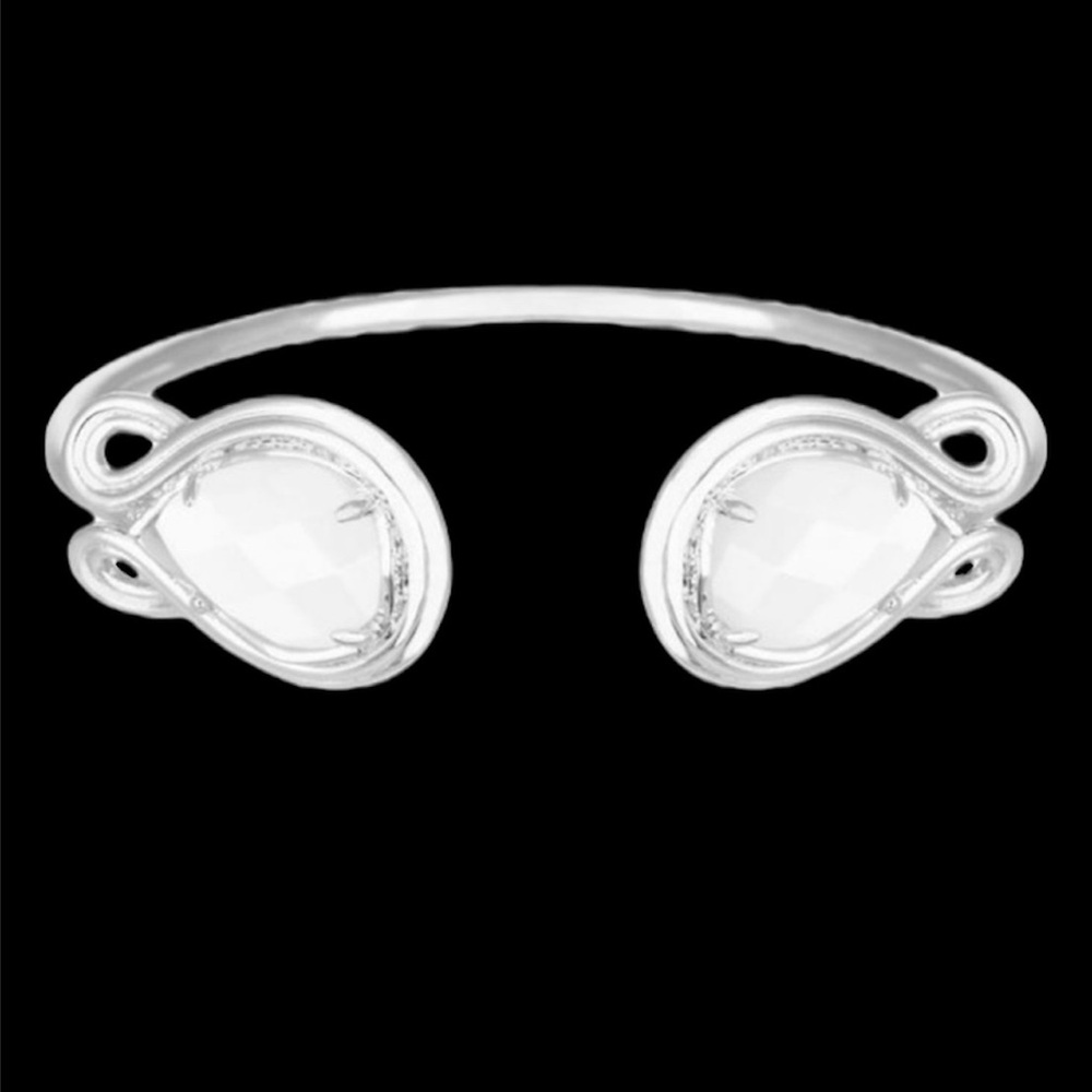 Kendra Scott Andy Bracelet in Silver & White Pearl